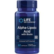 Life Extension Alpha-Lipoic Acid with Biotin 60 Capsules