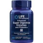 Life Extension Enhanced Super Digestive Enzymes and Probiotics 60 Vegetarian Capsules