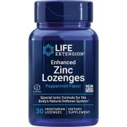 Life Extension Enhanced Zinc Lozenges (Peppermint) 30 Vegetarian Lozenges