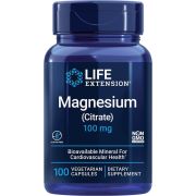 Life Extension Magnesium (Citrate) 100 mg 100 Vegetarian Capsules