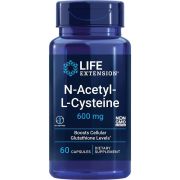 Life Extension N-Acetyl-L-Cysteine 600mg 60 Capsules