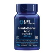 Life Extension Pantothenic Acid 500 mg 100 Vegetarian Capsules