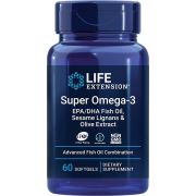 Life Extension Super Omega-3 EPA/DHA Fish Oil Sesame Lignans & Olive Extract Softgel