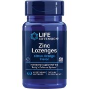 Life Extension Zinc Lozenges 60 Vegetarian Lozenges (Citrus-Orange Flavour)