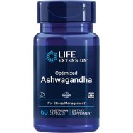 Life Extension Optimized Ashwagandha 60 Vegetarian Capsules