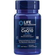 Life Extension Super Ubiquinol CoQ10 With Enhanced Mitochondrial Support 50mg Softgel